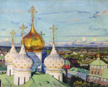 ドーム ツバメの仮定 トリニティ大聖堂 セルギウス大修道院 コンスタンチン・ユオン ロシア Oil Paintings